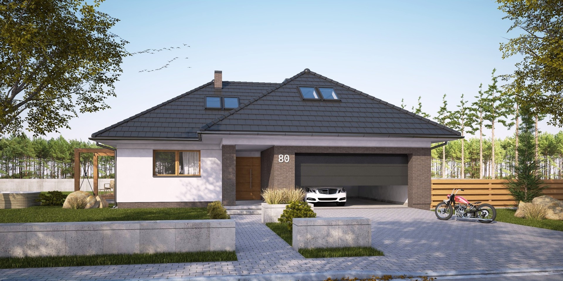 budowa domu Alaris I G2 (Odbicie lustrzane) - New-House