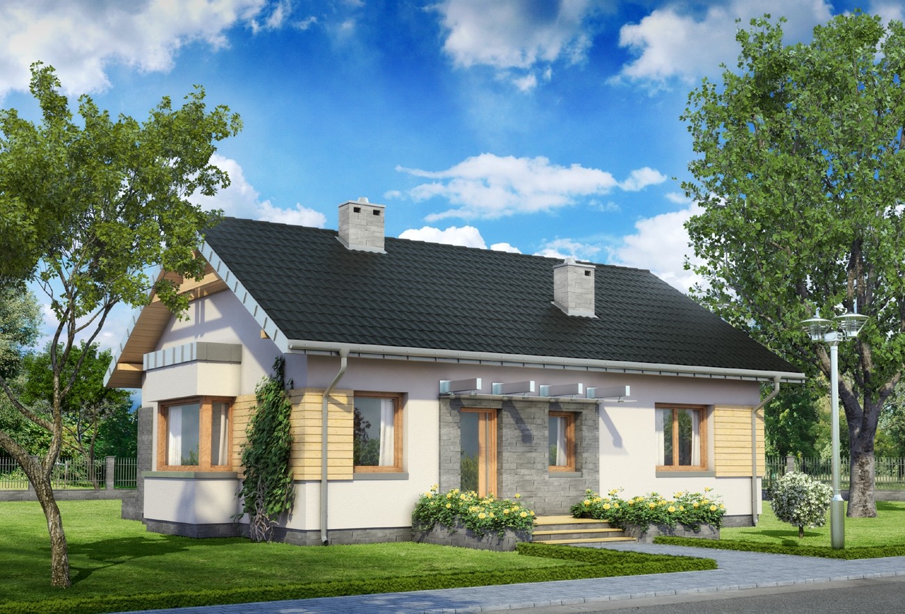 budowa domu Alida (odbicie lustrzane) - New-House