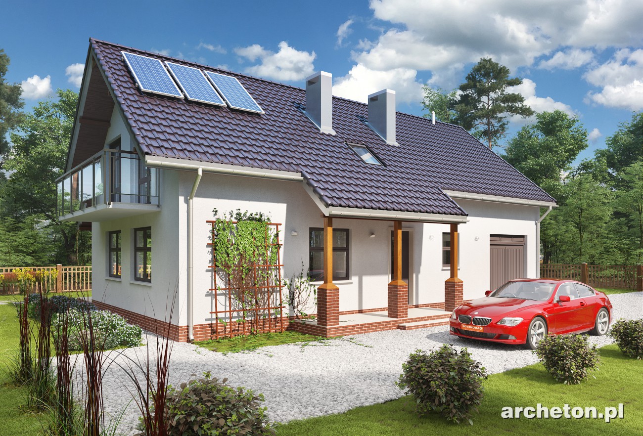 budowa domu Malachit-2 (odbicie lustrzane) - New-House