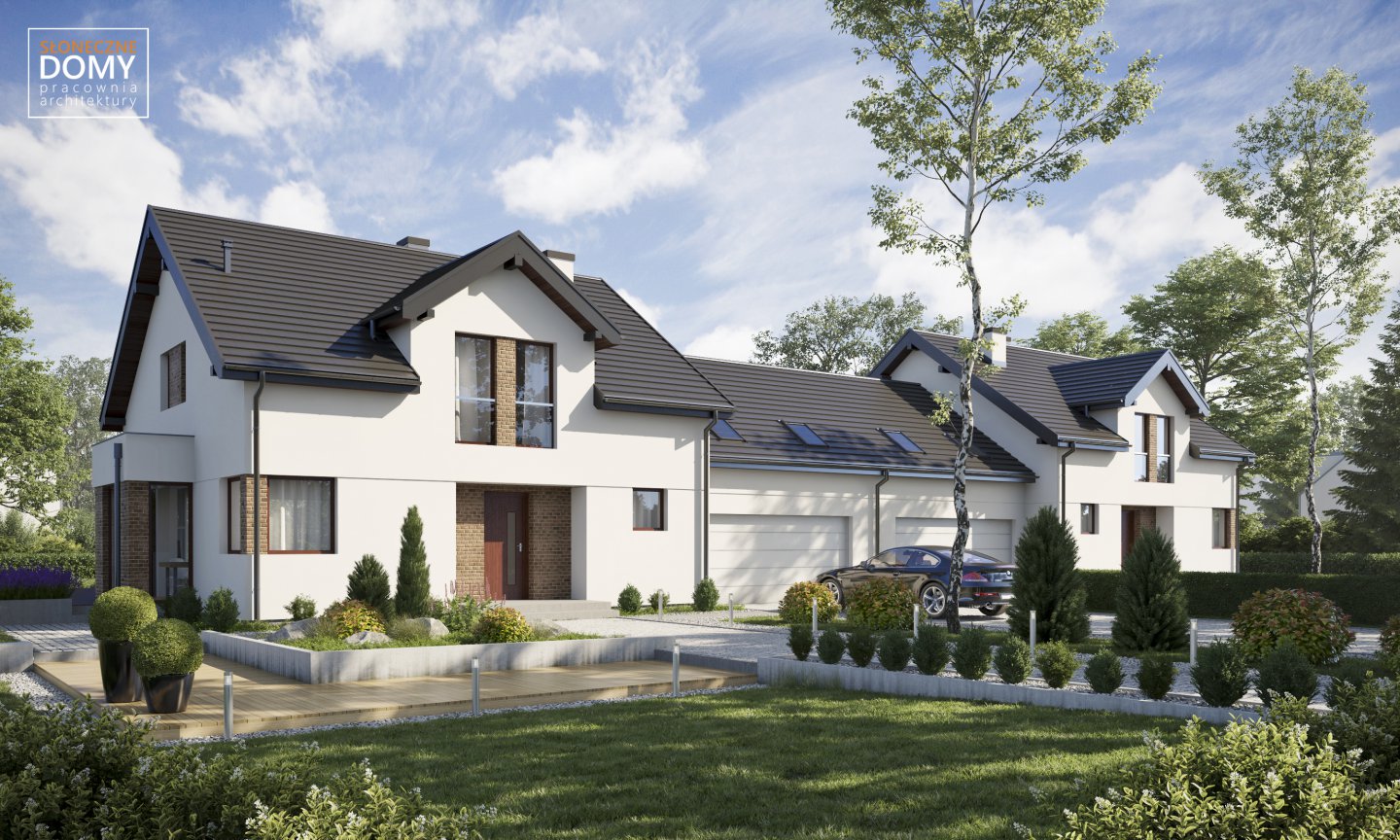 budowa domu - Batumi D (odbicie lustrzane) - New-House