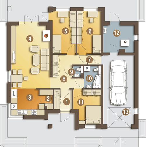 Jerzyk z garażem 1-st. [A] - miniatura 8