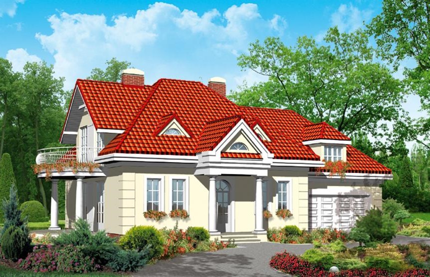 budowa domu Zosia VI (odbicie lustrzane) - New-House