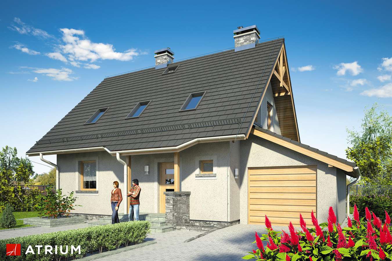 budowa domu Ada Plus Bis (odbicie lustrzane) - New-House