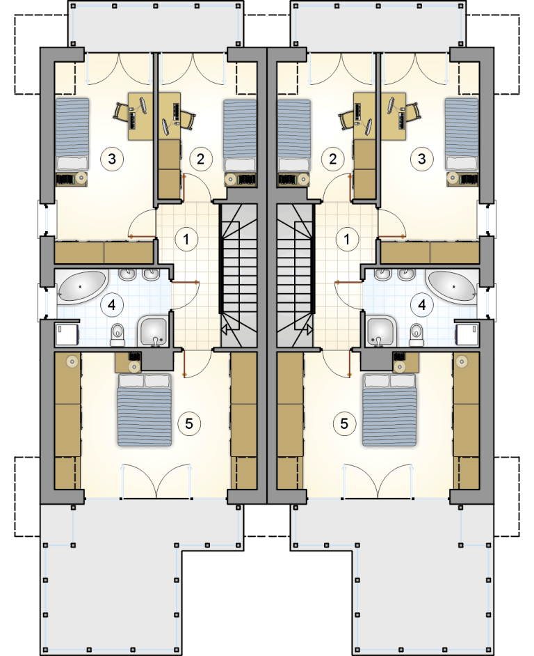 Tandem IV (odbicie lustrzane) - miniatura 4
