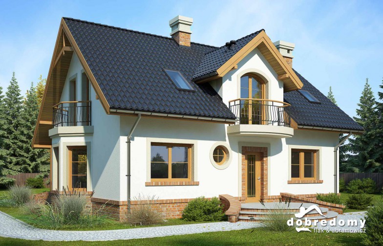 budowa domu Atlantyda Mała III odbicie lustrzane - New-House
