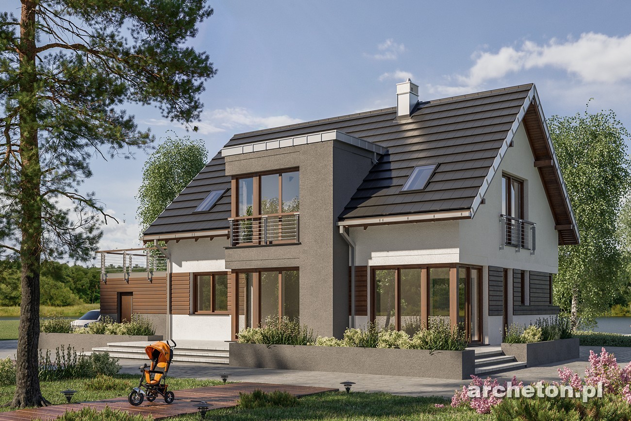budowa domu Klara Polo (odbicie lustrzane) - New-House