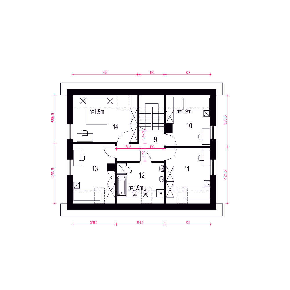 Igor IV z garażem 1-st. [A] - miniatura 10