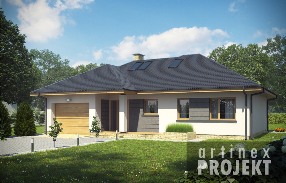Budowa domu D216C (odbicie lustrzane) z New-House