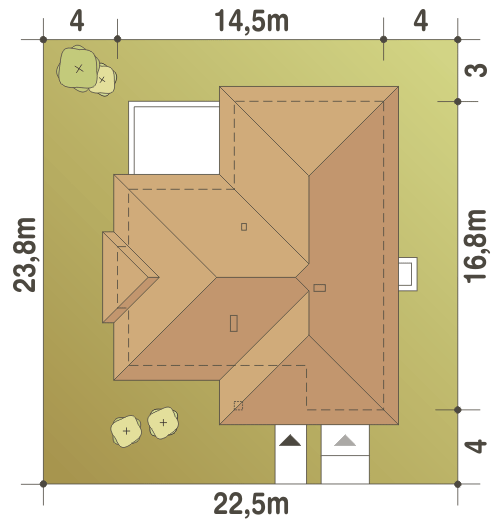 Radek z garażem 1-st. [A] (odbicie lustrzane) - miniatura 9