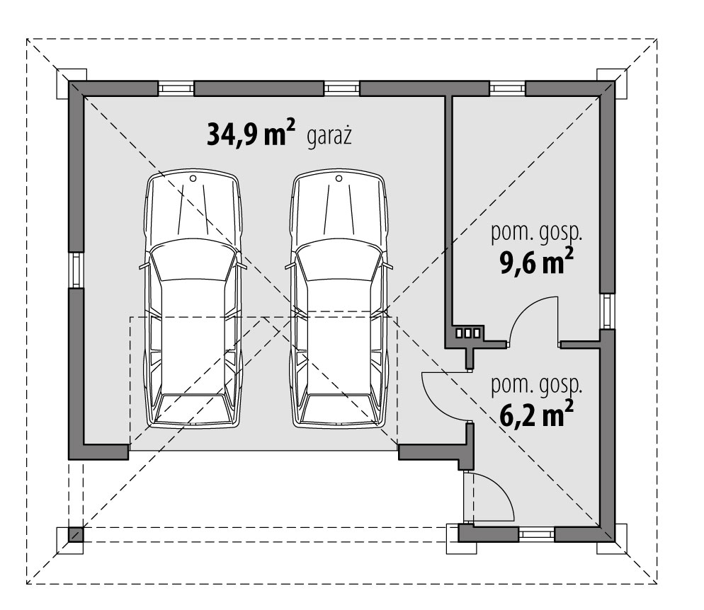 Garaż G3 (odbicie lustrzane) - miniatura 4