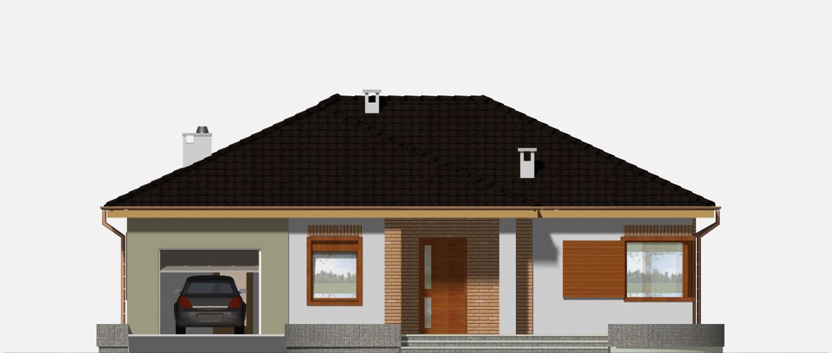 Jerzyk z garażem 1-st. [A] (odbicie lustrzane) - miniatura 2
