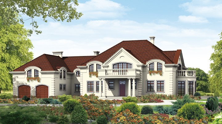 budowa domu Roksana z basenem (odbicie lustrzane) - New-House