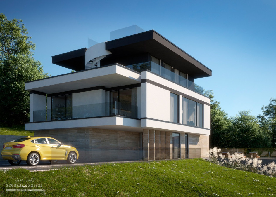 Budowa domu LK&1653 (odbicie lustrzane) z New-House