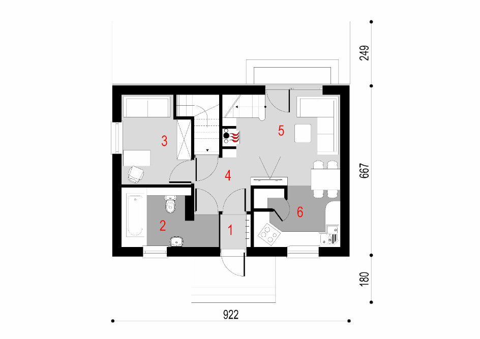 D67 - Paulinka z piwnicą WT2021 - miniatura 2