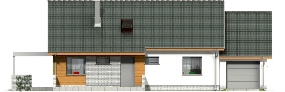 Hirek trend z garażem 1-st. [A] (odbicie lustrzane) - miniatura 2