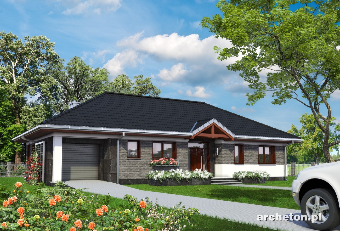 budowa domu Allegro con Mobile (odbicie lustrzane) - New-House
