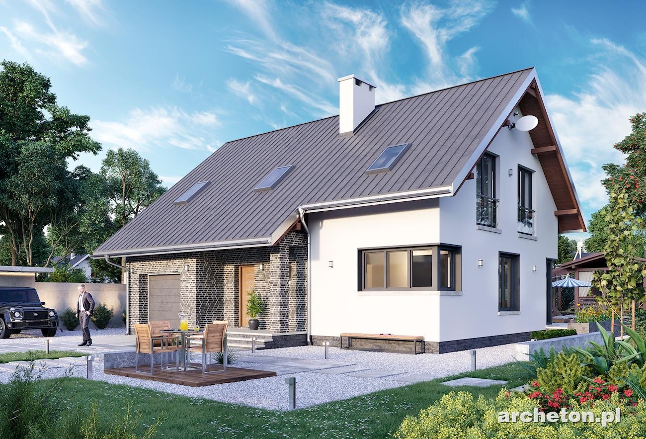 budowa domu Skarbek Rex (odbicie lustrzane) - New-House