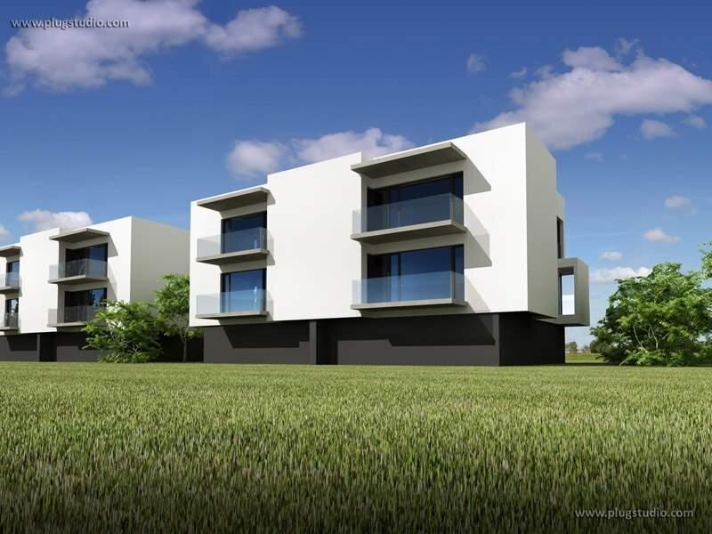 DEV-V9 NOWOCZESNY BUDYNEK TYPU BLIŹNIAK, ECO PŁASKI DACH - miniatura 6