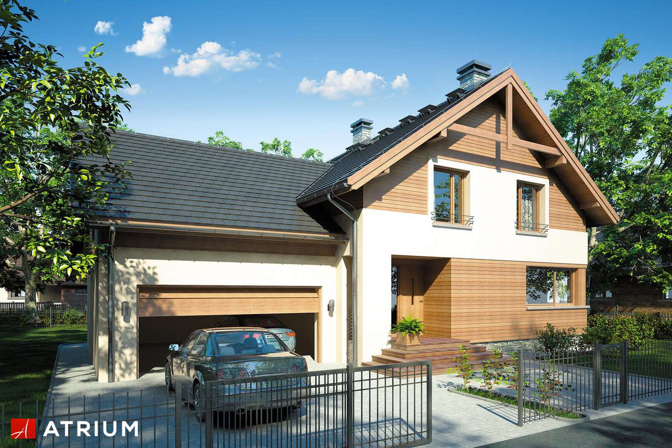 budowa domu Jupiter II odbicie lustrzane - New- House