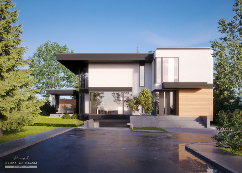 Budowa domu LK&1519 (odbicie lustrzane) z New-House