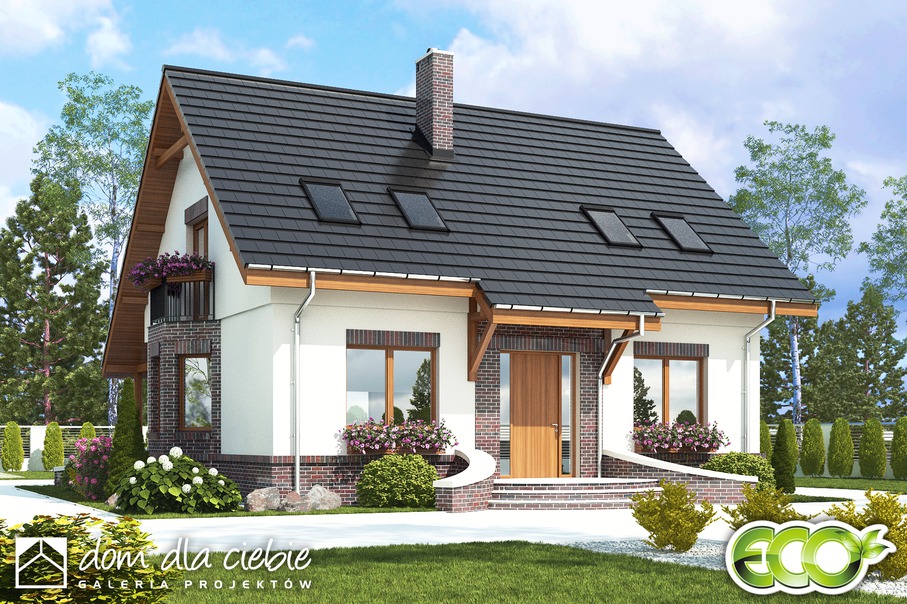 budowa domu Dom Dla Ciebie 2 bez garażu [B] - New-House