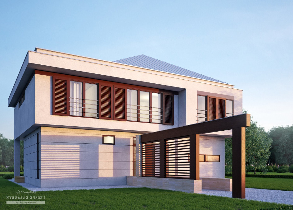Budowa domu LK&1170 (odbicie lustrzane) z New-House