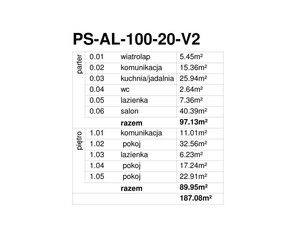 PS-AL-100-20-V2 ZABUDOWA SZEREGOWA MODUŁ ZEWNĘTRZNY - miniatura 8