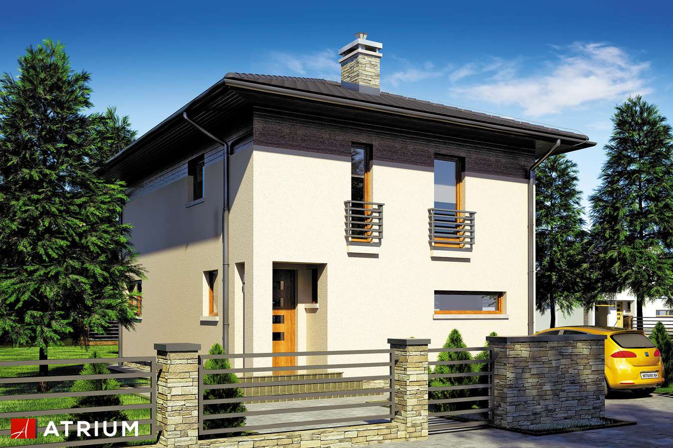 budowa domu Milano III (odbicie lustrzane) - New-House