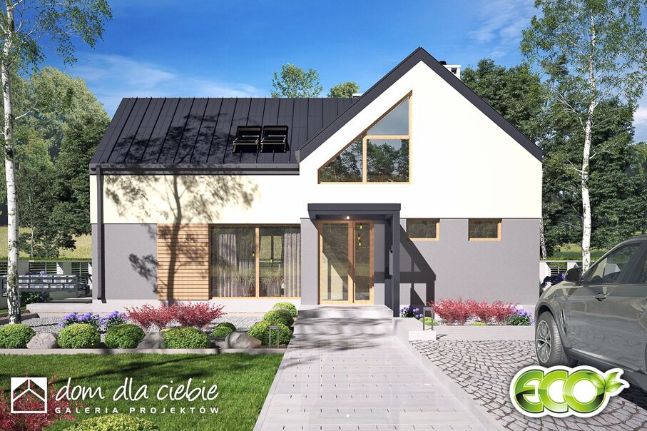budowa domu Sobota bez garażu [B] - New-House