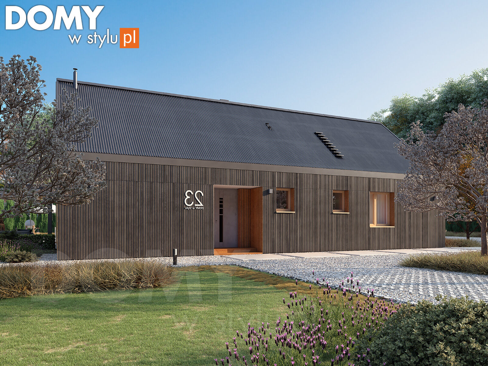 budowa domu Paproć 3 (odbicie lustrzane) - New-House