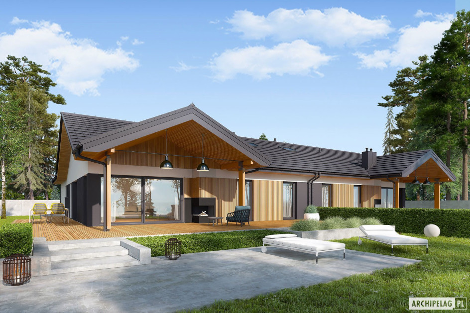 Budowa domu Simon IV G2 (bliźniak) ENERGO (odbicie lustrzane) z New-House