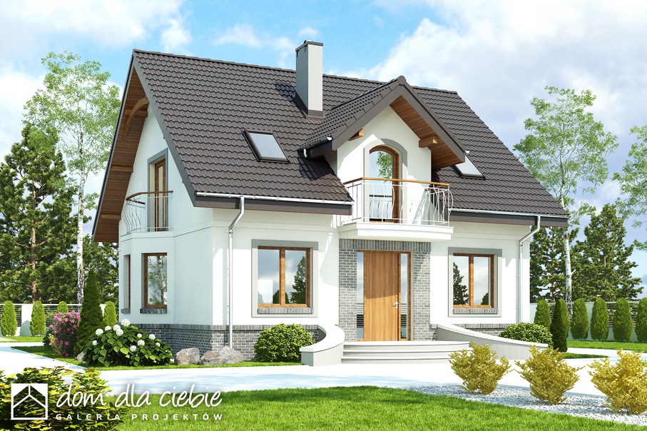 budowa domu Dom Dla Ciebie 3 bez garażu [B] - New-House