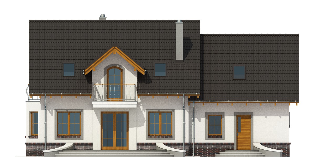 Dom Dla Ciebie 5 z garażem 2-st. [A1] (odbicie lustrzane) - miniatura 4