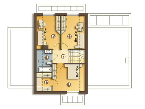 Tytus z garażem 1-st. [A] (odbicie lustrzane) - miniatura 9