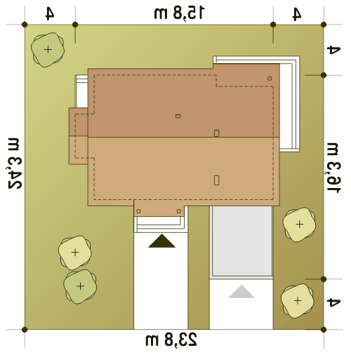 Gąska z garażem 1-st. [A] (odbicie lustrzane) - miniatura 9