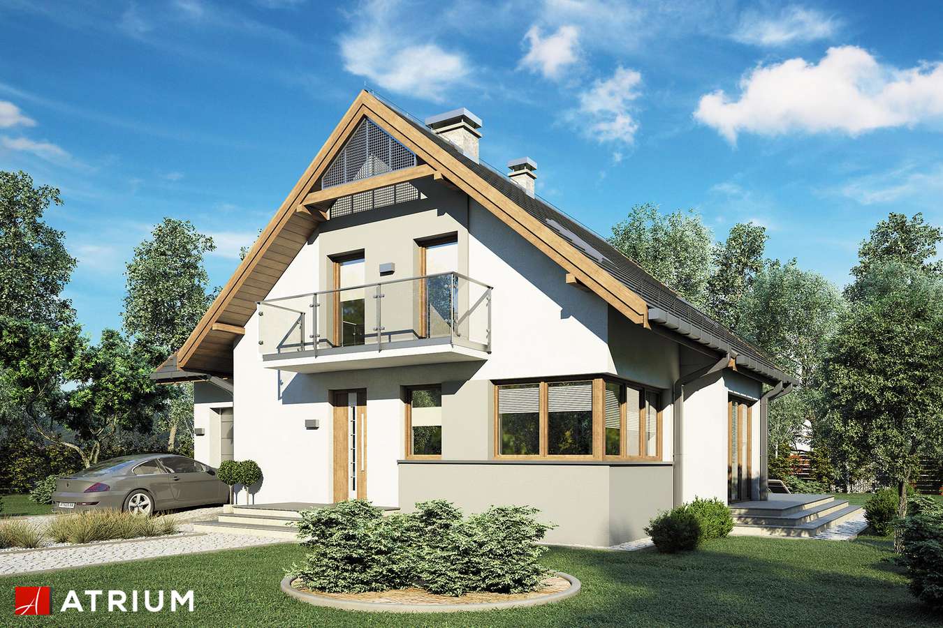 budowa domu Szeryl III odbicie lustrzane - New-House