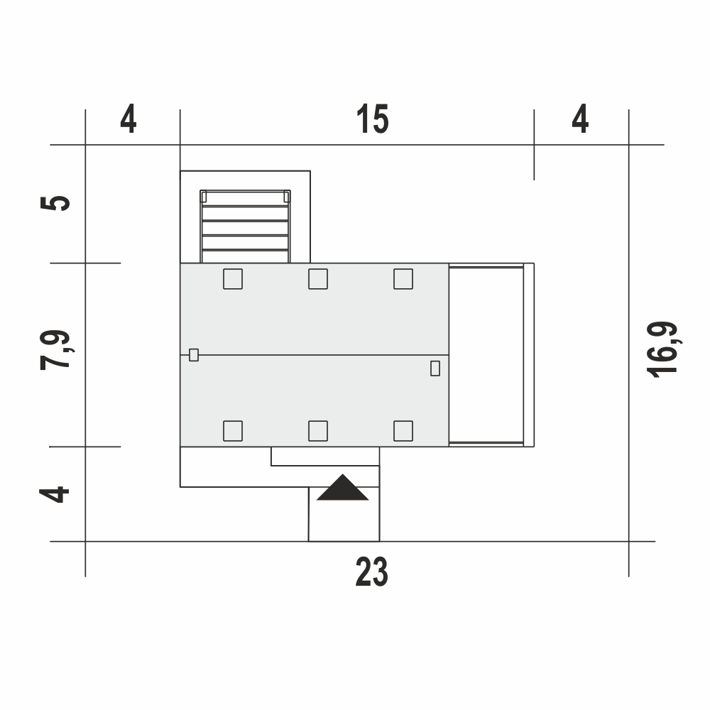 Eco 5 z garażem 1-st. [A] - miniatura 10