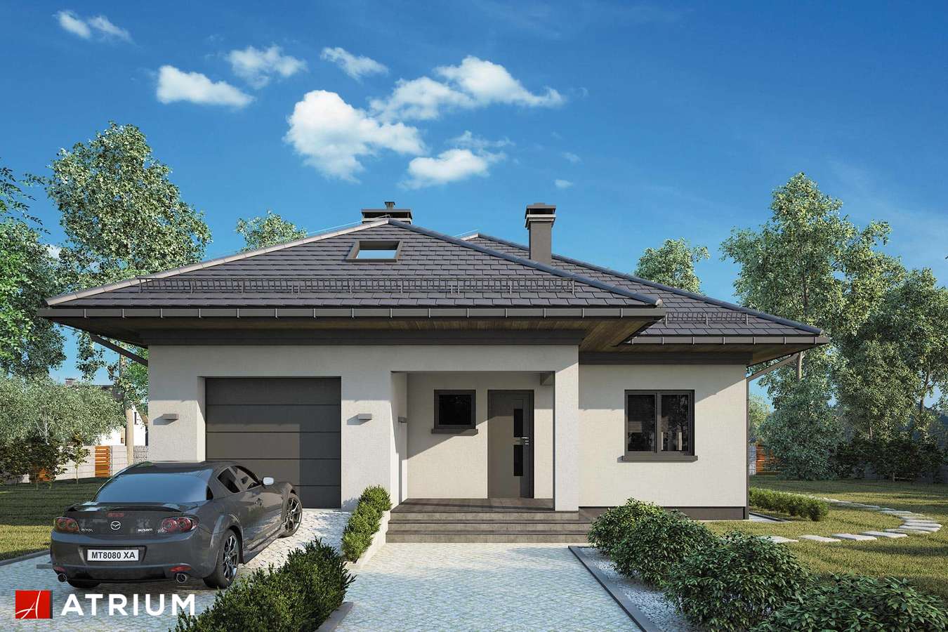 budowa domu Bursztyn III (odbicie lustrzane) - New-House