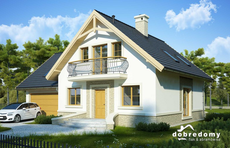 budowa domu Aureliusz II odbicie lustrzane - New-House