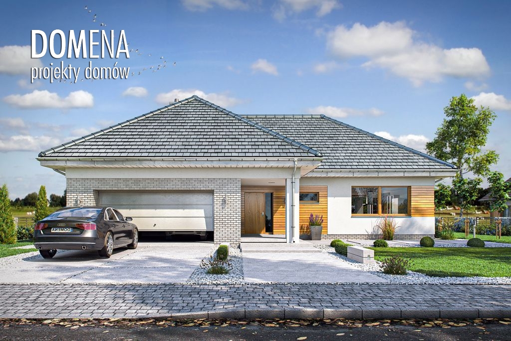 budowa domu Domena 127 B (Odbicie lustrzane) - New-House