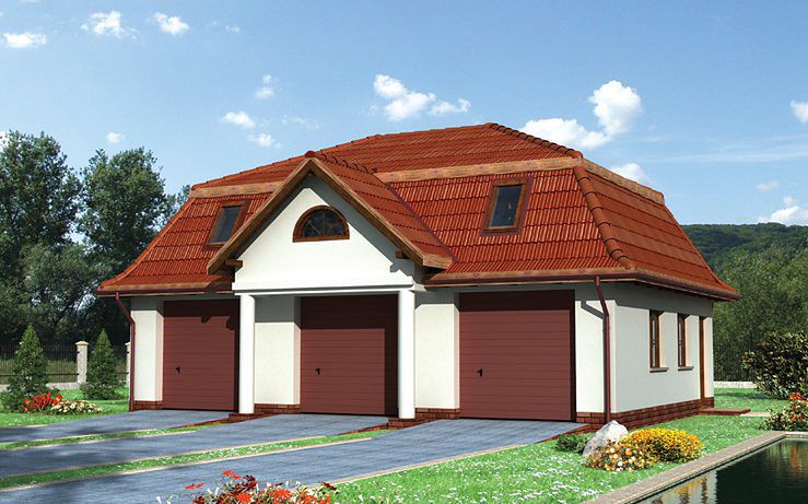 budowa domu Garaż 24 - New-House