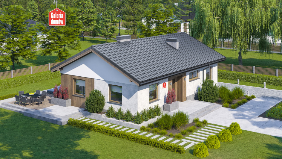 Budowa domu Dom przy Klonowej 6 (odbicie lustrzane) z New-House