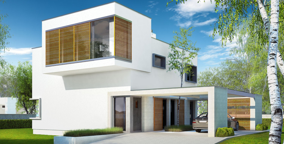 budowa domu EX 10 (z wiatą) soft - New-House