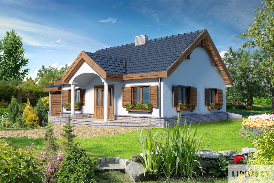 Budowa domu Sofia V LMB41d (odbicie lustrzane) z New-House