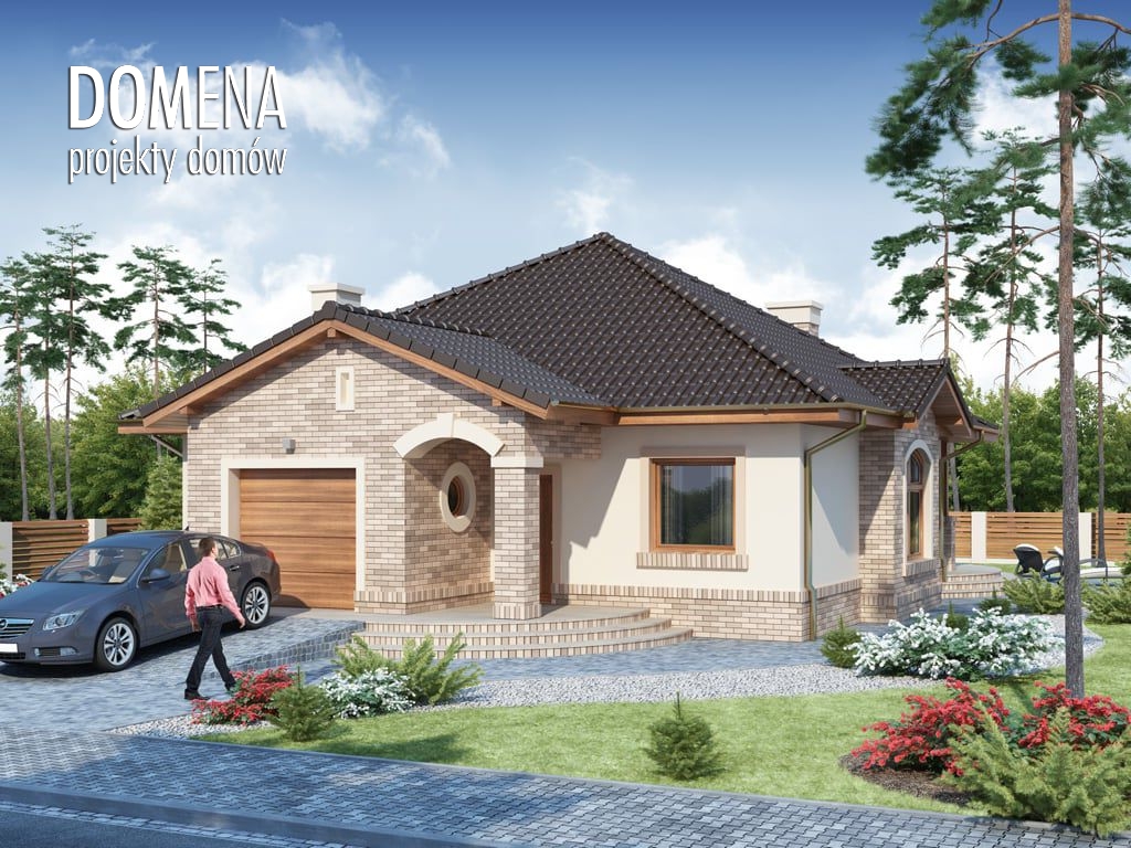 budowa domu Kometa 1 (Odbicie lustrzane) - New-House