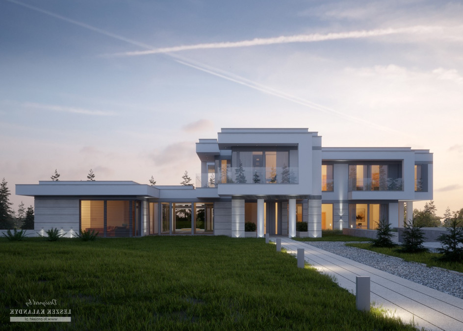 Budowa domu LK&1283 (odbicie lustrzane) z New-House