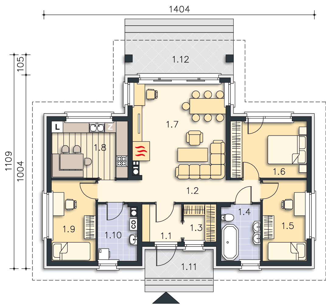 Colombo LMB63 (odbicie lustrzane) - miniatura 3