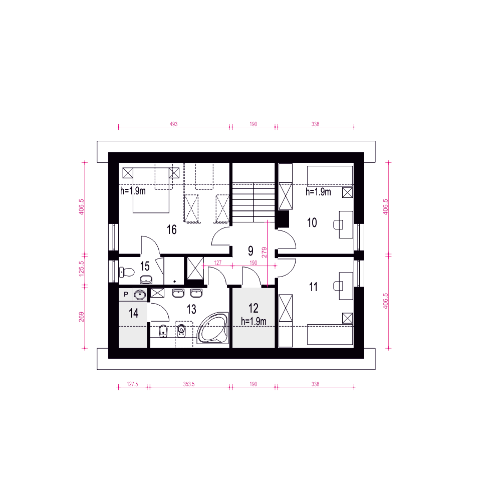 Igor z garażem 1-st. [A] - miniatura 9