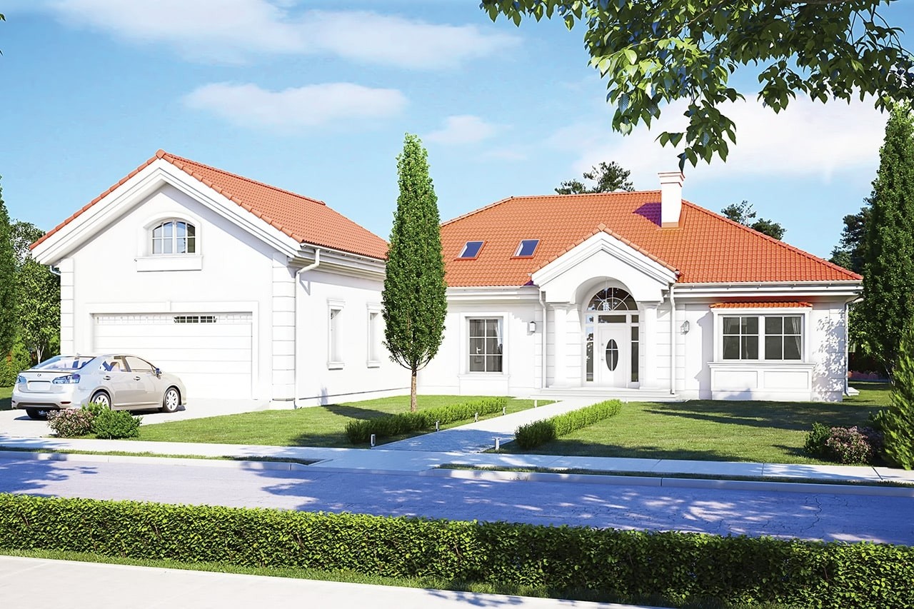 budowa domu Rezydencja Parkowa 3 D -New-House