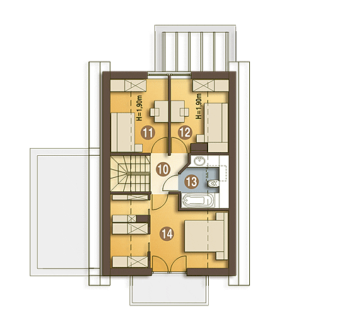 Iza trend z garażem 1-st. [A] - miniatura 9
